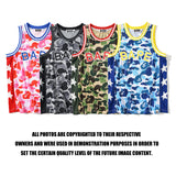 Shark Print Vest Summer Men'S And Women'S Casual Sports Vest