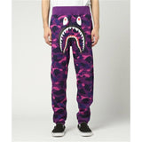 Shark Print Pant Street Shark Head Casual Men'S Trousers Colorful Camouflage Sweatpants