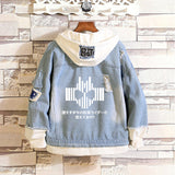 Comic Denim Jacket Anime Knight Coat Jacket Men and Women
