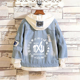 Comic Denim Jacket Anime Knight Coat Jacket Men and Women