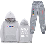 Travis Scott Astroworld Hoodie & Pant 2 Piece Set Sweatshirt Suit Men and Women Sports Suit