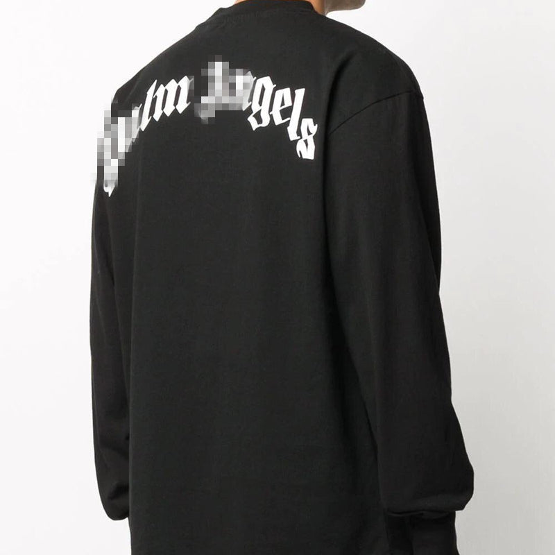 Palm Angels Sweatshirts Spring and Autumn Sweater Men's and Women's Loose round Neck Long Sleeve