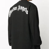 Palm Angels Sweatshirts Spring and Autumn Sweater Men's and Women's Loose round Neck Long Sleeve