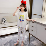 Children's Summer Two-Piece Homewear Set Children's Girl's 2 Piece Set