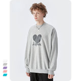 Preppy Aesthetic Sweatshirt Men's Autumn Printed Loose Casual Men