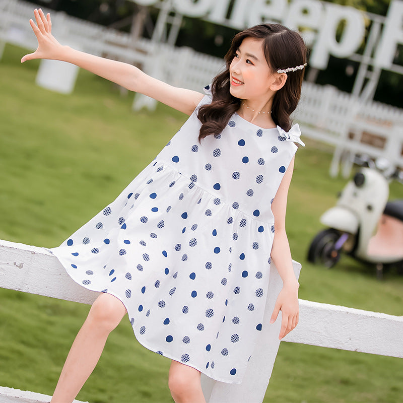 Girls' Dress Summer Vest Dress Loose Dress Girl Dresses