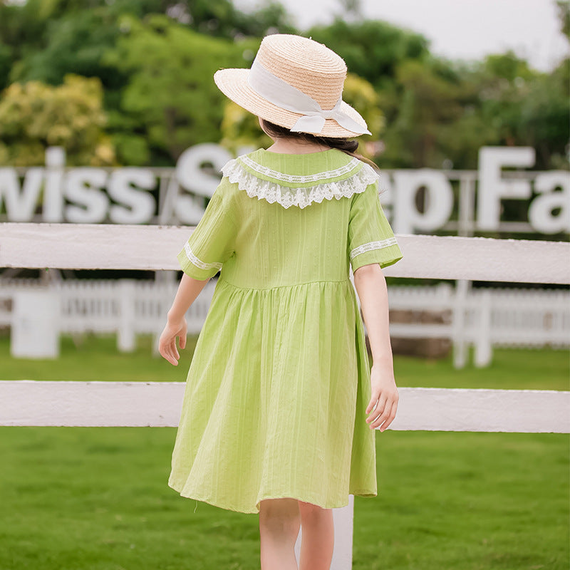 Girls dress summer skirt loose children's princess skirt girl dresses