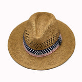 Cowgirl Hats Hand-Knitted Pattern Hollow Billycock Fedora Hat