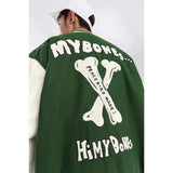 Alaska Varsity Jacket Autumn and Winter Baseball Uniform Men's and Women's Loose Jacket