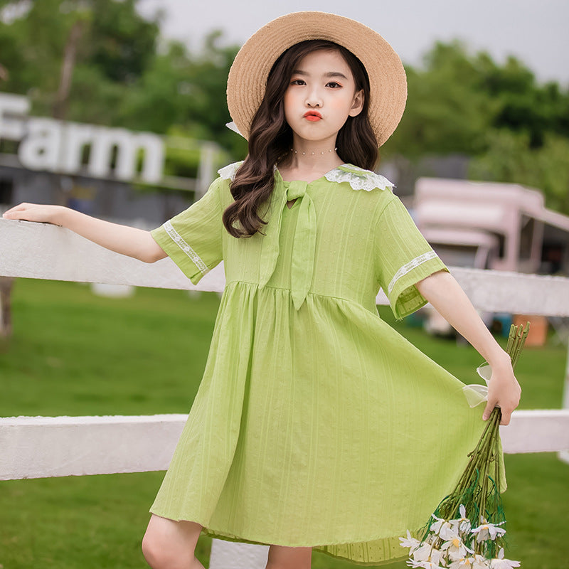Girls dress summer skirt loose children's princess skirt girl dresses