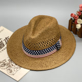 Cowgirl Hats Hand-Knitted Pattern Hollow Billycock Fedora Hat