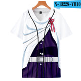 Baggy Baseball Jersey Anime Baseball Shirt Short Sleeve T-Shirt
