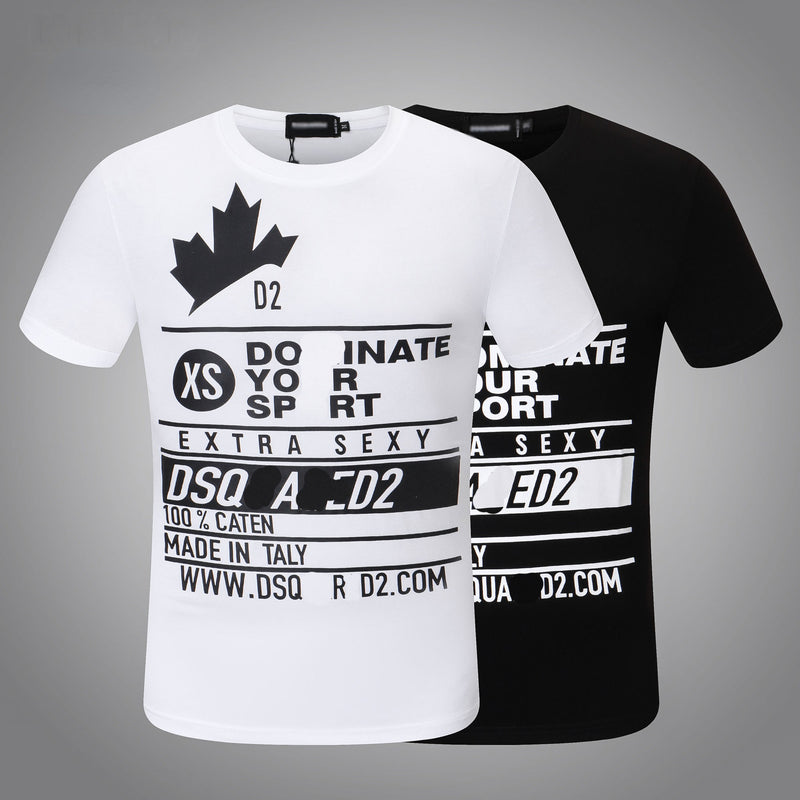 Dsq2 T Shirt DSQ Lian D2 Casual Sports Printed Short Sleeve Summer Men