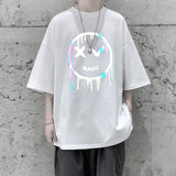 Smiley Face T Shirt Reflective T-shirt