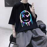 Smiley Face T Shirt Reflective T-shirt