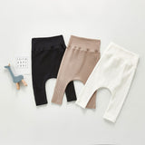 Autumn Pants Autumn Pure Cotton Simple High Waist Trousers