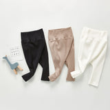 Autumn Pants Autumn Pure Cotton Simple High Waist Trousers