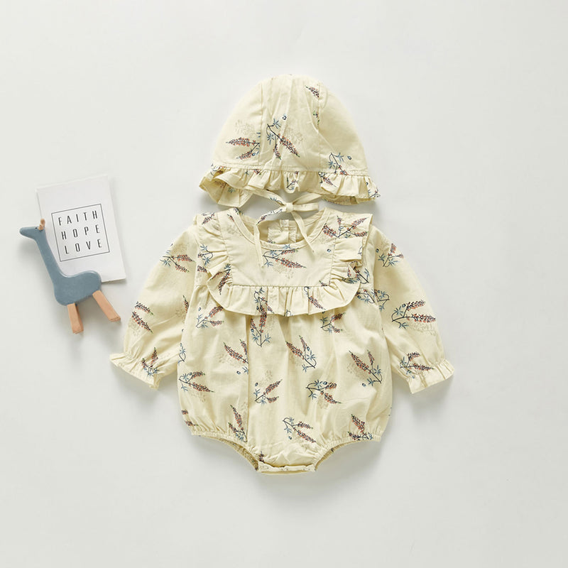 Autumn Rompers Baby Floral Romper Outfits