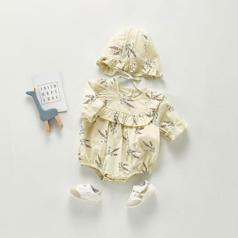 Autumn Rompers Baby Floral Romper Outfits