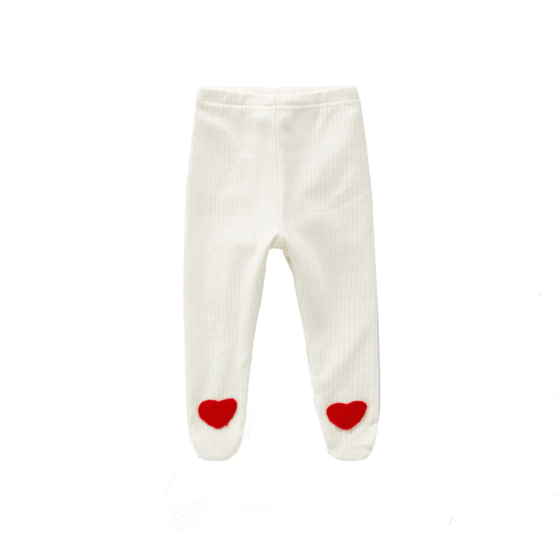 Autumn Pants Baby White Base Pantyhose Leggings