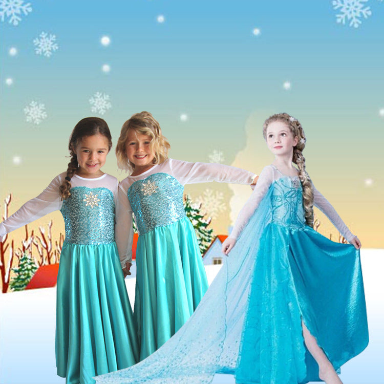 Halloween Frozen Dress Toddler Frozen Girl's Dress Children's Princess Dress