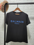 T Shirt Balmain Spring and Summer Three-Dimensional Letter Print Loose Short Sleeve T-shirt