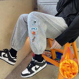 Men Pants Men Autumn and Winter Thickened plus Velvet Loose Sports and Leisure