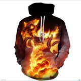 Stranger Things Hellfire Club Coat 3D Sweater Digital Printing Cosplay Peripheral Anime Clothing