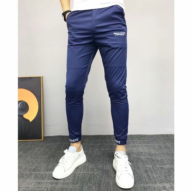 Men Pants Summer Men's Breathable Casual Stretch Pants