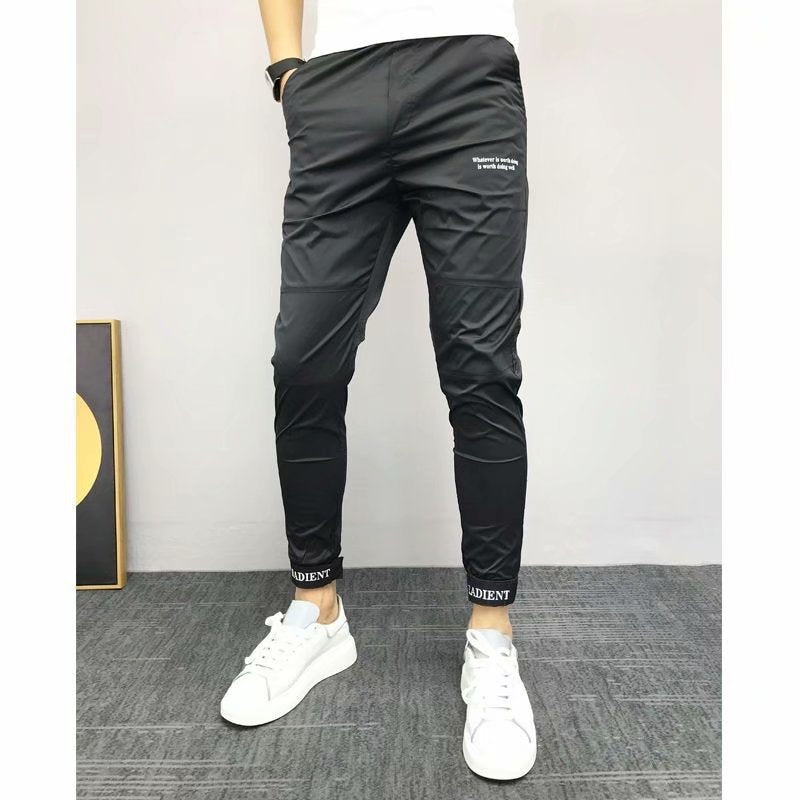 Men Pants Summer Men's Breathable Casual Stretch Pants