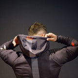 Moisture Wicking Hoodie Spring and Autumn Hooded T-shirt Male Brother Fitness Leisure Sports