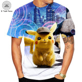 Men and Women Pokemon Pikachu T Shirt Pikachu Pikachu T-shirt