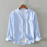 White Work Shirts Spring and Autumn Men's Cotton Long Sleeve Men's Shirt