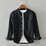 White Work Shirts Spring and Autumn Men's Cotton Long Sleeve Men's Shirt