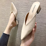Nude Strappy Block Heels Chunky Heel Sandals