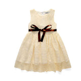 Girl Dress Summer Lace Sleeveless Dress