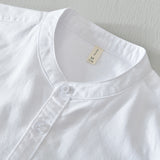 White Work Shirts Spring and Autumn Men's Cotton Long Sleeve Men's Shirt