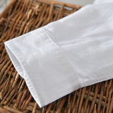White Work Shirts Spring/Summer Men's Casual Stand Collar Shirt