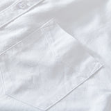 White Work Shirts Spring and Autumn Men's Cotton Long Sleeve Men's Shirt