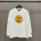 Drew House Long Sleeve High Street Fashionable Loose Baggy Bottoming T-shirt Men