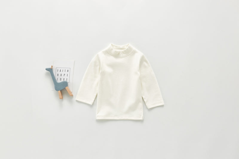 Autumn Tops Long-Sleeved T-shirt Spring and Autumn Pure Cotton Bottoming Shirt Top