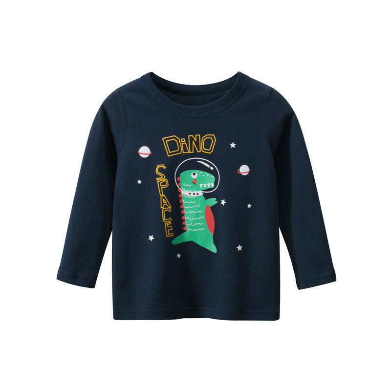 Spring Tops Babies' Long Sleeve T-shirt Bottoming Shirt