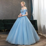 Women's Evening Dress Ball Gown Princess Quinceanera Wedding Dresses Fashion Vocal Performance Puffy Evening Dress