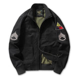 Varsity Bomber Jacket Rage Motorcycle Clothing Men's Autumn Vintage Overalls Jacket MA1 Air Force Pilot Jacket Military Uniform Baseball Uniform