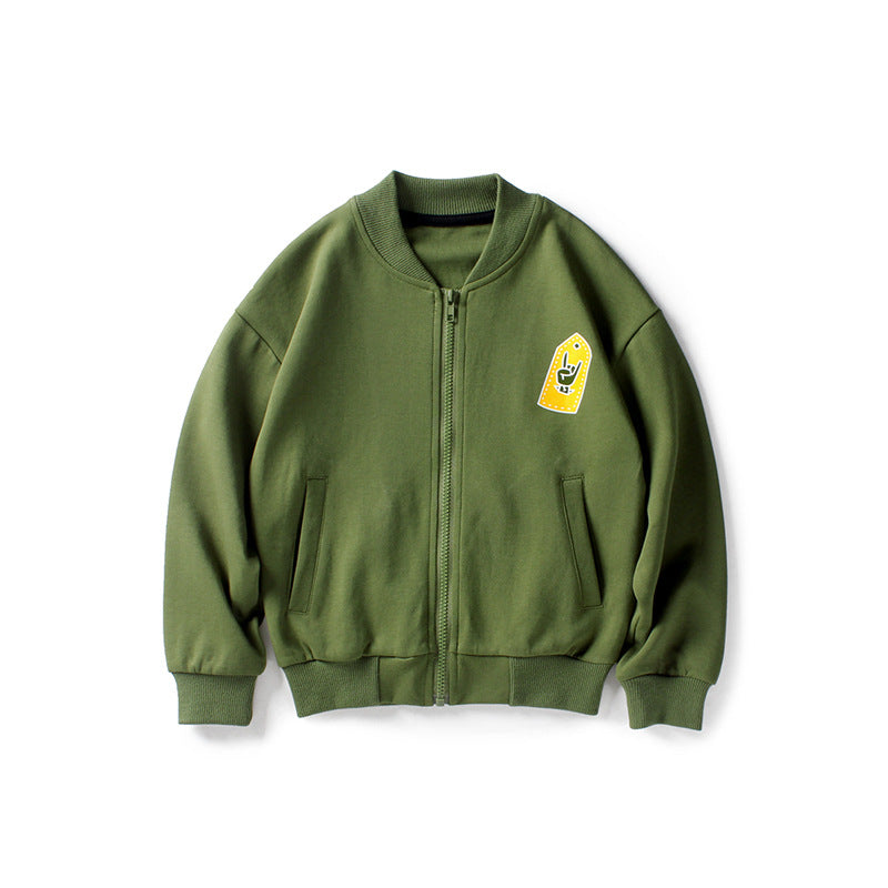 Children Boy Hoodie Coat Spring and Autumn Jacket Jacket Coat