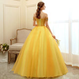 Women's Evening Dress Ball Gown Princess Quinceanera Wedding Dresses Fashion Vocal Performance Puffy Evening Dress
