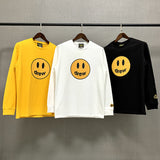 Drew House Long Sleeve High Street Fashionable Loose Baggy Bottoming T-shirt Men