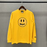 Drew House Long Sleeve High Street Fashionable Loose Baggy Bottoming T-shirt Men
