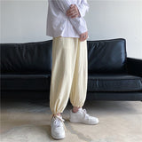 Men Pants Men's Pants Summer Thin Solid Color Casual Pants