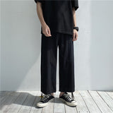 Men Pants Men's Pants Summer Thin Solid Color Casual Pants